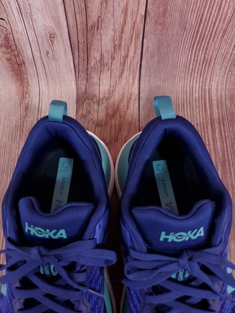 *READ* Hoka One One Gaviota 5 Womens 10 B Blue Running Shoes Sneakers 1134235 - Picture 9 of 15